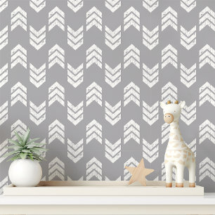Grey Chevron Arrow Wallpaper