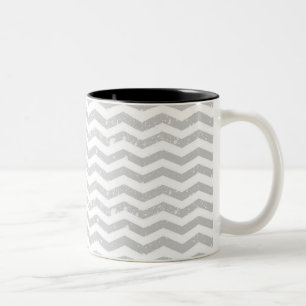 Grey Chevron Mug