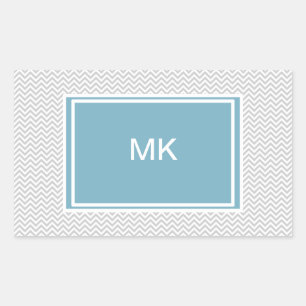 grey chevron.png rectangular sticker