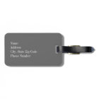 Grey Chevron with Teal Monogram