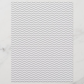 Grey Chevron/Zig Zag Scrapbook Paper