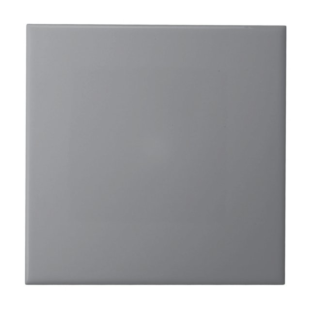 Grey Chiseled Stone Solid Colour Print, Neutral Ceramic Tile (Front)