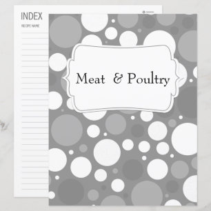 Grey Circular Pattern Recipe Category/Index