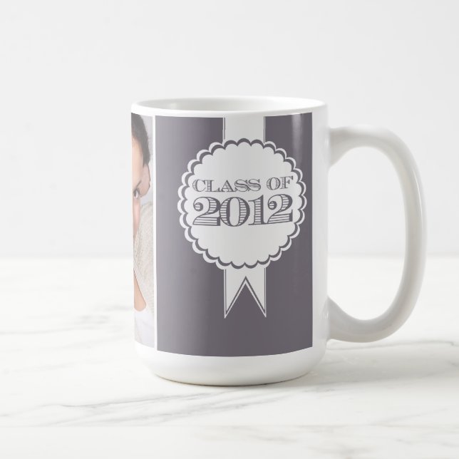 Grey Class of 2012 Photograph Graduation Mug (Right)