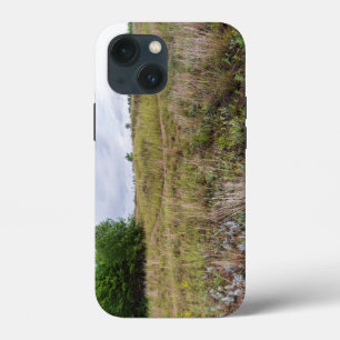 grey cloud dunes prairie landscape iPhone 13 mini case
