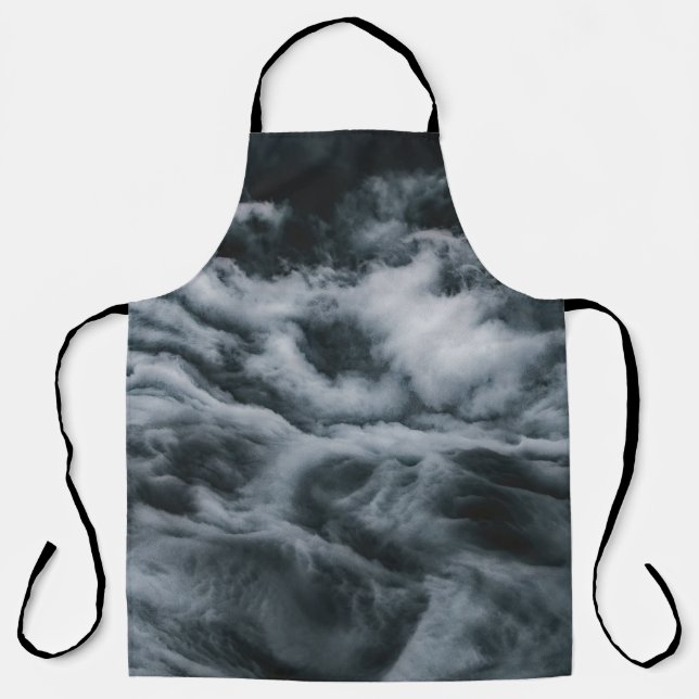 Grey clouds painting apron (Front)
