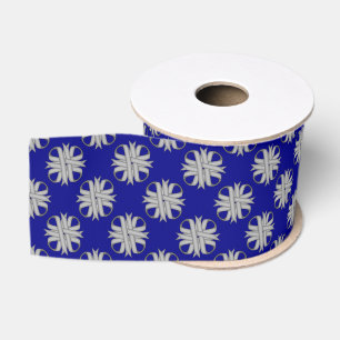 Grey Clover Ribbon by Kenneth Yoncich Grosgrain Ribbon