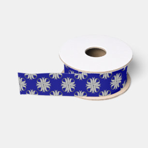 Grey Clover Ribbon by Kenneth Yoncich Grosgrain Ribbon