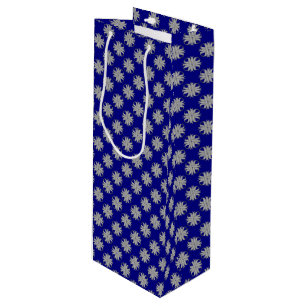 Grey Clover Ribbon by Kenneth Yoncich Wine Gift Bag