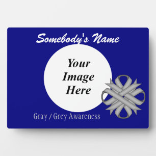 Grey Clover Ribbon Template by Kenneth Yoncich Plaque