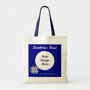 Grey Clover Ribbon Template by Kenneth Yoncich Tote Bag