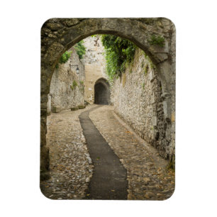Grey Cobblestone street, France Magnet