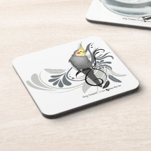Grey Cockatiel Coaster