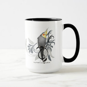 Grey Cockatiel Mug