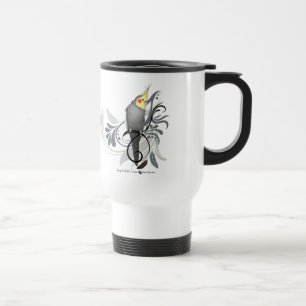 Grey Cockatiel Travel Mug