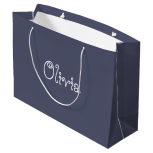Grey Colour Baby Shower Gift Bag