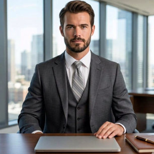 Grey Colours With Black Stripes On Watercolor Pape Tie