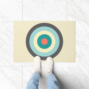 Grey Combination Bullseye Doormat