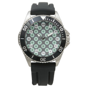 Grey Combination Circles by Shirley Taylor Watch
