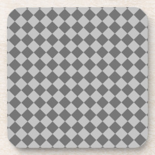 Grey Combination Diamond Pattern by Shirley Taylor Coaster