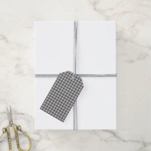 Grey Combination Diamond Pattern by Shirley Taylor Gift Tags