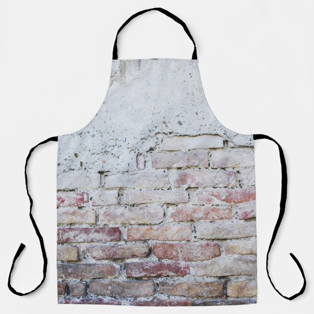 Grey concrete bricks wall apron (Front)