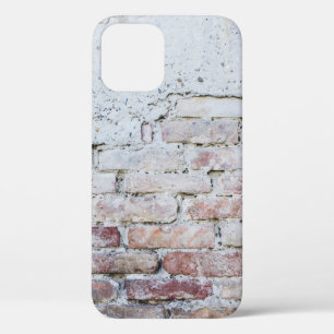 Grey concrete bricks wall iPhone 12 case