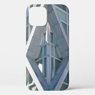Grey concrete building at daytime iPhone 12 case
