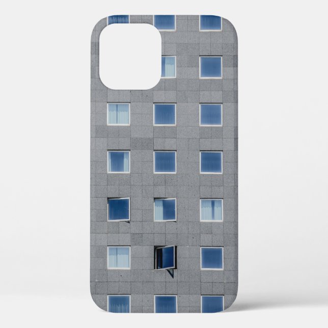 Grey concrete building photography Case-Mate iPhone case (Back)