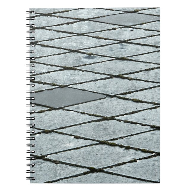 Grey concrete pavement notebook (Front)