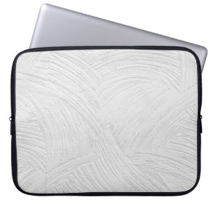 Grey concrete surface laptop sleeve