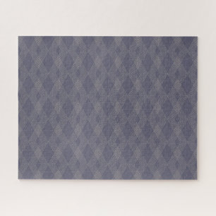 Grey, cool, trendy, simple, modern zig zag pattern jigsaw puzzle