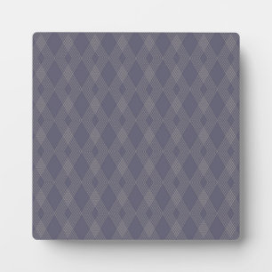 Grey, cool, trendy, simple, modern zig zag pattern plaque