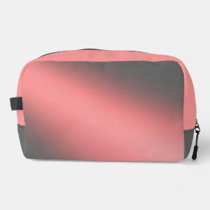 Grey & Coral moonlight ombre effect Dopp Kit