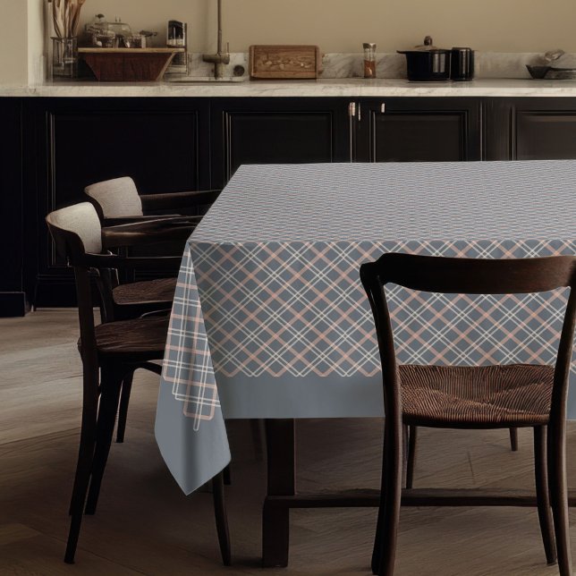 Grey Coral Peach Tablecloth for Everyday Dining (Grey Coral Peach Tablecloth for Everyday Dining)