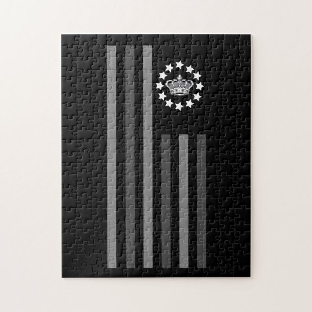 Grey Crown - Flag Jigsaw Puzzle (Vertical)