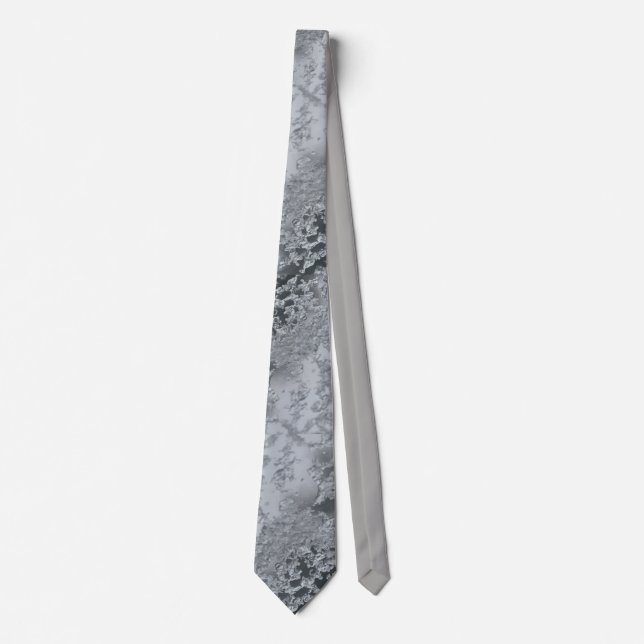 Grey Crystals Neck Tie (Front)