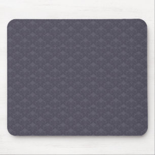 Grey Damask Bows Mouse Pad