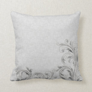 Grey Damask Cushion