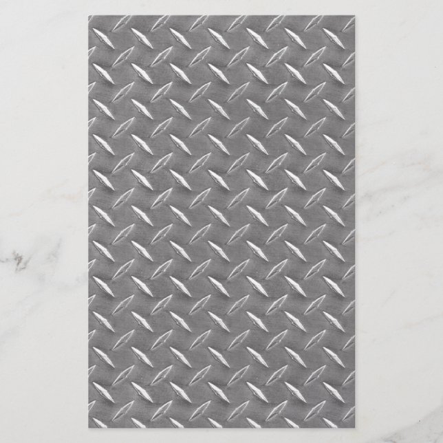 Grey Diamond Plate (Front)
