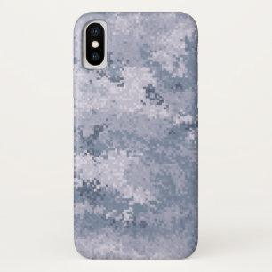 Grey Digi Camo iPhone X Case