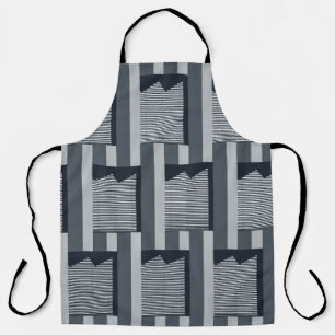 Grey digital wallpaper apron