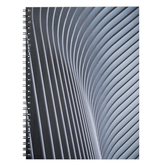 Grey digital wallpaper notebook (Front)