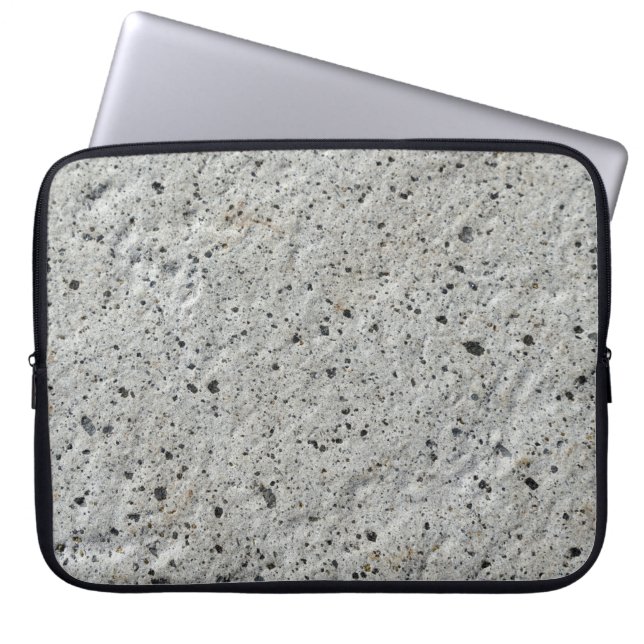 Grey dirt laptop sleeve (Front)