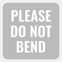 Grey do not bend trendy simple modern business