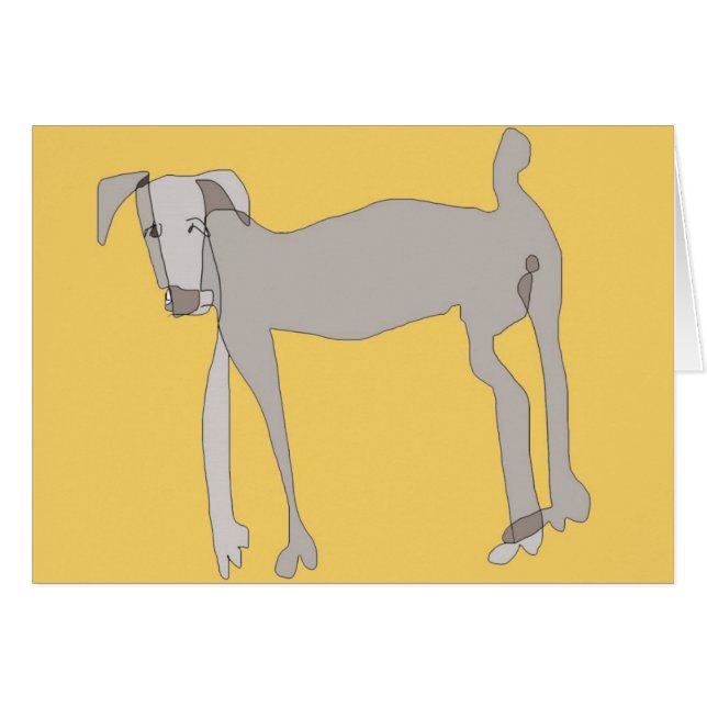 Grey Dog (Front Horizontal)