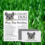 Grey Dog with Bone, Dog Boarding, Advertising Flyer<br><div class="desc">Grey Dog with Bone,  Dog Boarding,  Advertising Flyer by The Business Card Store.</div>