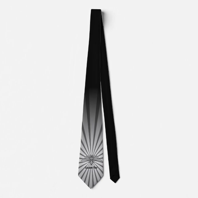 Grey eagle with two Heads Tie (Front)
