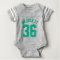 Grey & Emerald Green Baby | Sports Jersey Design