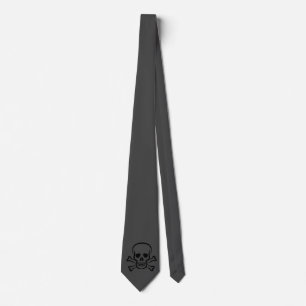 Grey - Emo - Goth - Neck Tie